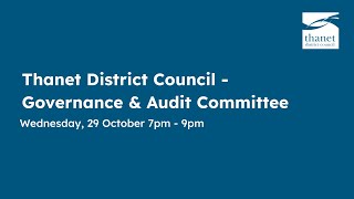 Thanet District Council - Governance & Audit Committee - 29 October 2025
