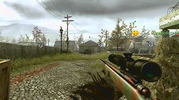 Call of duty 4 : No Scope ACROSS THE MAP Overgrown