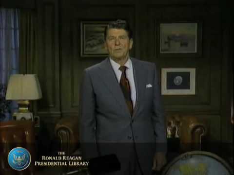 Candidacy for Presidency: Ronald Reagans announcem...