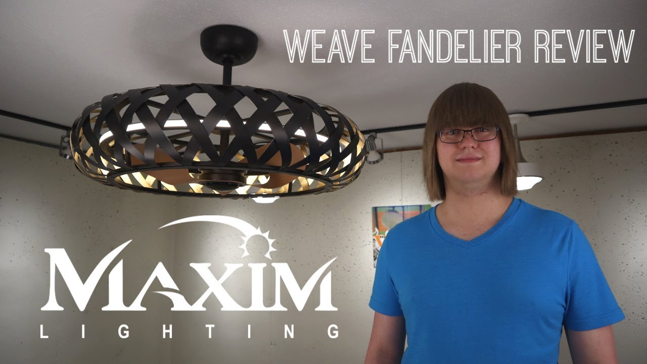 Maxim Lighting Weave FANDELIER 