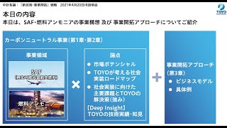 IRミーティング 『中期経営計画　新技術・事業開拓戦略』