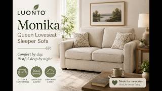 Athlete Statistics Luonto - Monika Queen Loveseat Sleeper 1