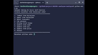Python Project Pacmann - Super Cashier