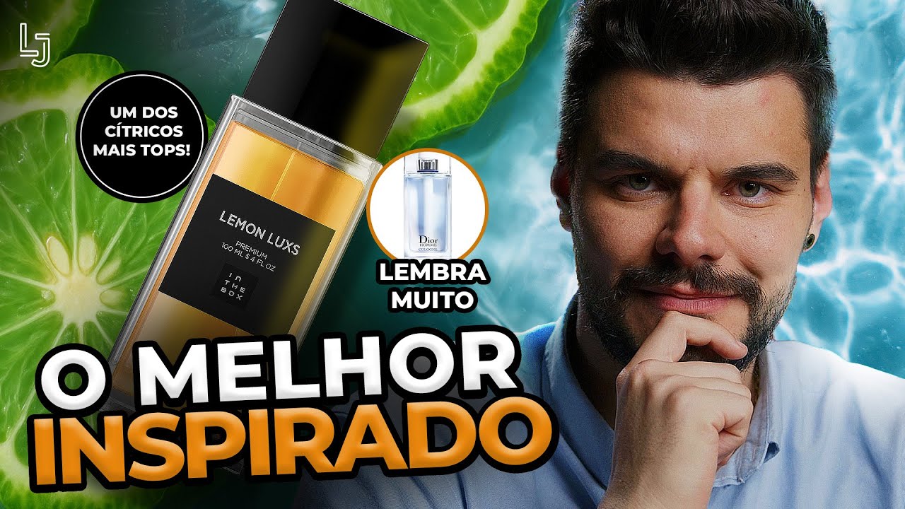 O MELHOR PERFUME INSPIRADO EM UM DOS CÍTRICOS MAIS TOPS! LEMON LUKS IN THE BOX - D10R HOMME COLOGNE