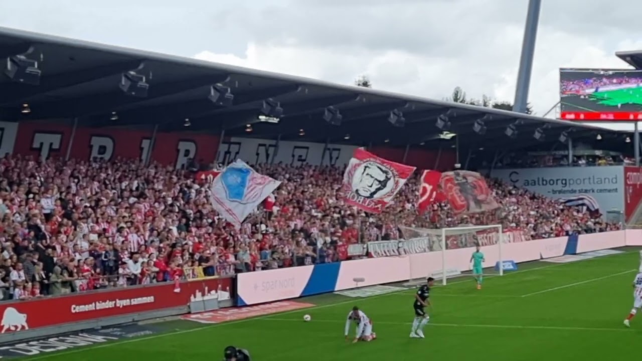 Aalborg BK Vs AC Horsens in game atmosphere