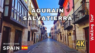 Agurain Salvatierra en 4K 🇪🇸 | Walking Tour por el País Vasco |