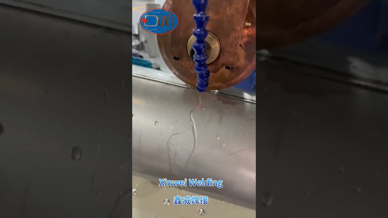 Duct Pipe Longitudinal Straight Line Resistance Storage Tank Seam Welding Machine