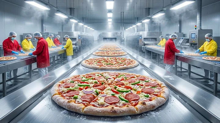 Inside a Frozen Pizza Factory | How Supermarket Pizzas Are Made (Full Process)