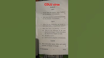 BA final(2024-25)#CDLU sirsa,paper EVS English version