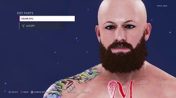 WWE 2K20 create a superstar creating Jackson Shaw what look to give him like subscribe