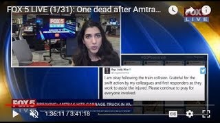 FOX 5 LIVE (1/31):  One dead after Amtrak crashes in Crozet, Va. carrying GOP lawmakers