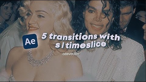 tutorial for s_timeslice unique transitions | after effects