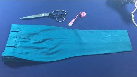 How to cut and sew children trouser ( full cutting and sewing tutorial for beginners)