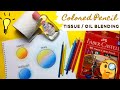 Blend Colored Pencil w/ Tissue & Oil -  Part 2 #coloredpencil #howtoblendcoloredpencil
