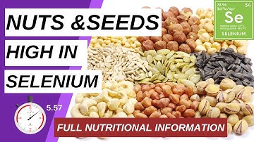 10 NUTS & SEEDS HIGH IN SELENIUM | Best Selenium Rich Snacks