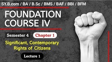 Sybcom sem 4 foundation course chapter 1 |  Lecture 1 | Sybaf/Sybms/Sybbi/Sybfm | Mumbai University