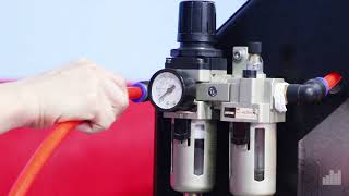 Semi-auto pneumatic double station heat press machine Content