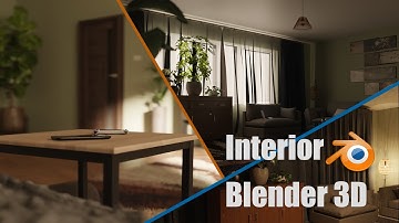 Blender 3D Realistic Interior Visualization