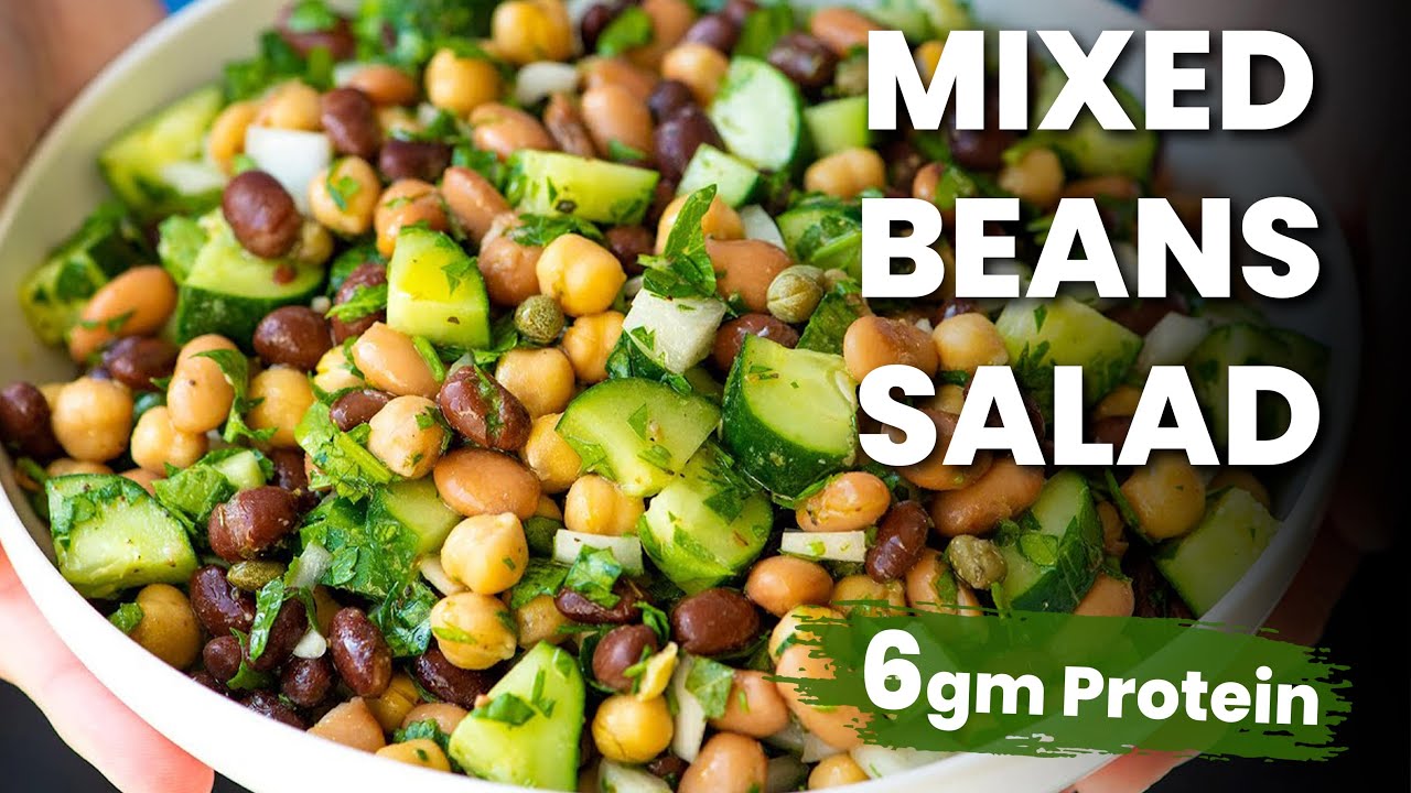 High Protein Mix Beans Salad How To Make Quick And Easy Weight Loss