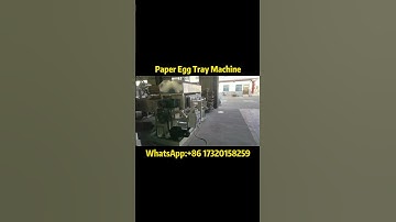 Egg Tray Machine Test Run | High Efficiency & Smooth Operation 🥚📦#eggtray #eggtraymachine #recycle