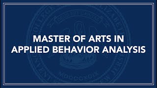 Master of Arts in Applied Behavior Analysis