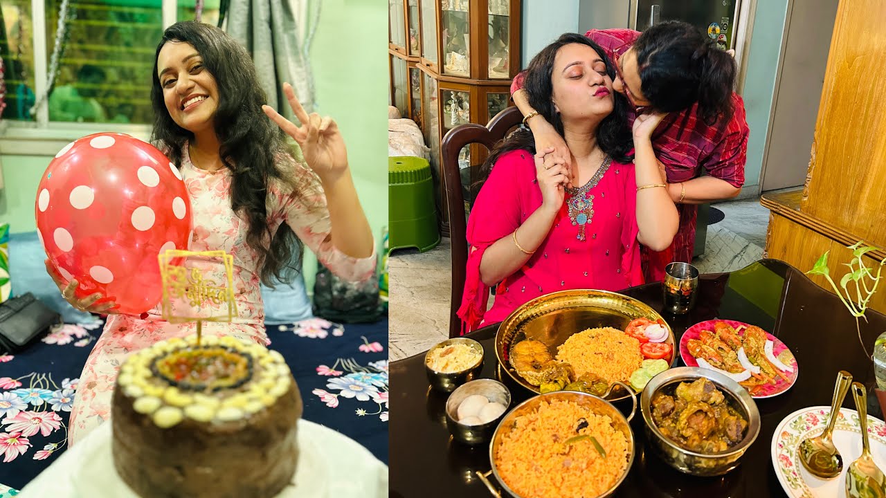 🎂JONMODINE MAAER HATER SPECIAL RANNA🍱SOUMYAR SATHE DATE😍HOI HULLOR SARADIN❤️‍🔥