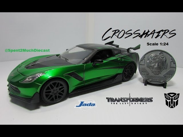 Transformers Autobots CROSSHAIRS 1:24 Diecast 2016 Chevy Corvette Stingray  Jada