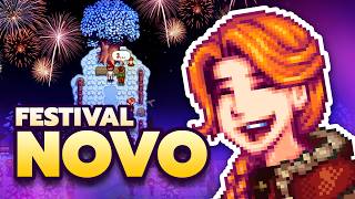 Chegou o FESTIVAL DE ANO NOVO (ficou incrível) Stardew Valley