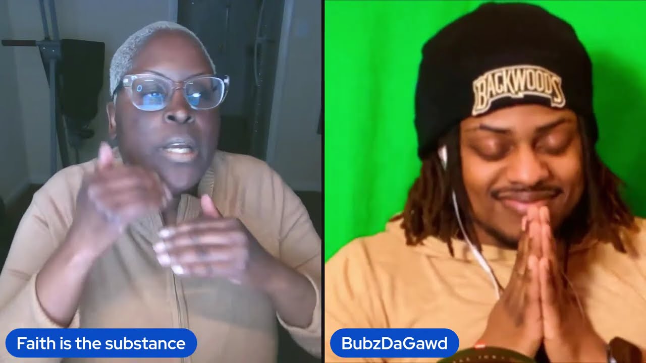 BubzDaGawd speaks on contentment and receives words of encouragement from Faith is the substance!!!