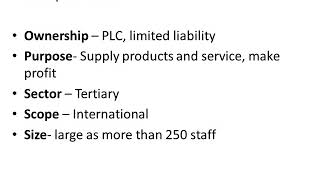 Level 3, Unit 1 Exploring Business ,P1 Features of Two contrasting Businesses, Help Guide