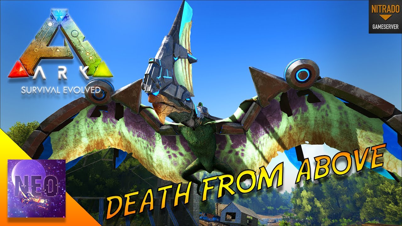 ARK - DEATH FROM ABOVE - TEK TAPEJARA SADDLE  -  [ Ark Gameplay]