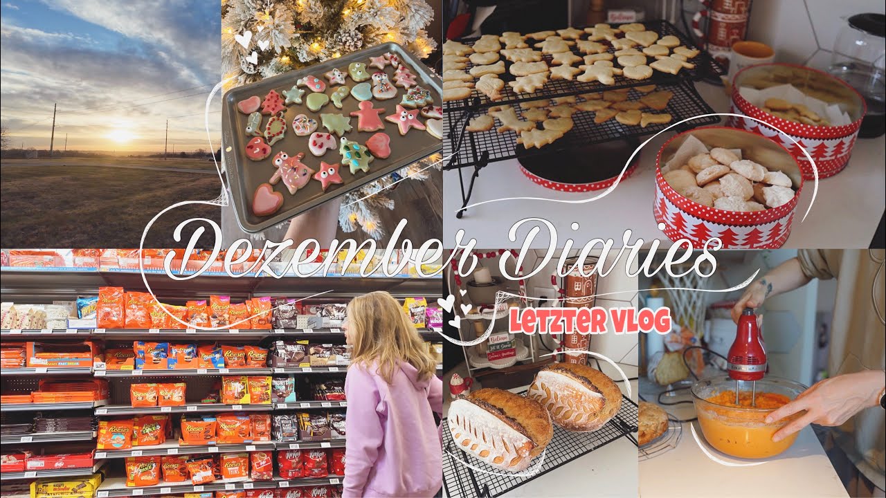 Dezember Diaries #8 Letzte Weihnachtsvorbereitungen | Plätzchen backen & dekorieren | Letzter Vlog