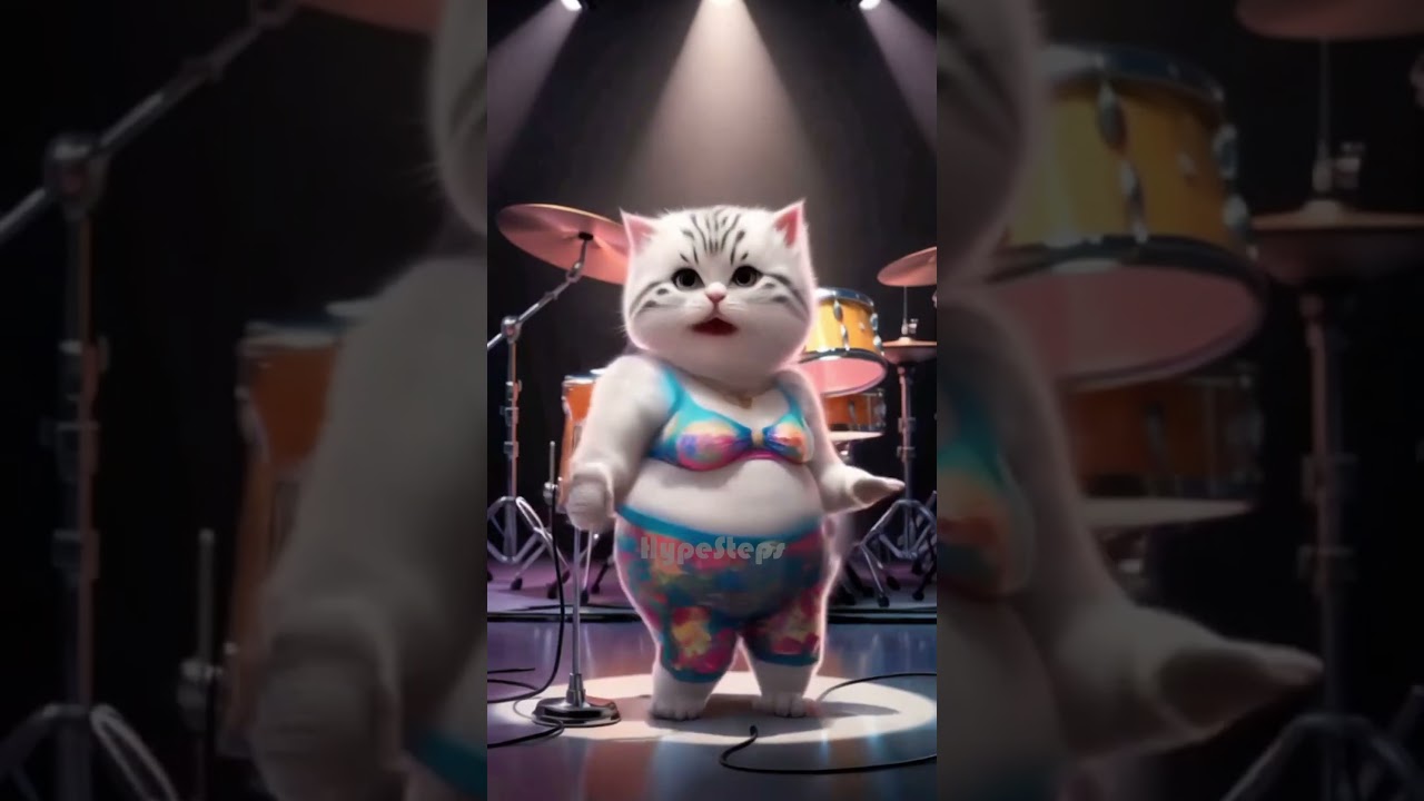 When a Tiny Kitten Has Big Dance Moves 