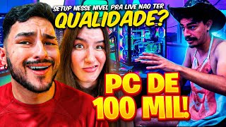 Apenas um PC de 100 Mil - Bistecone mostrou seu setup pro Balestrin | Marombalizados - React