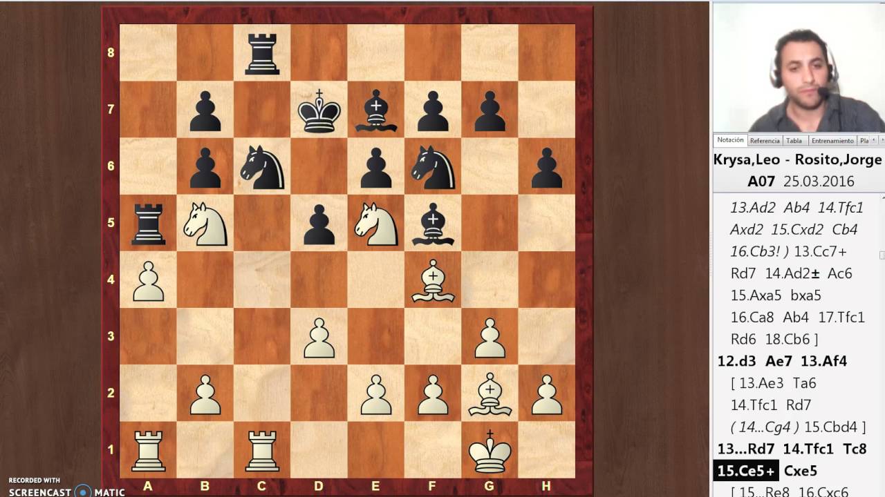 Benjamin Mela analiza la partida Krysa vs Rosito