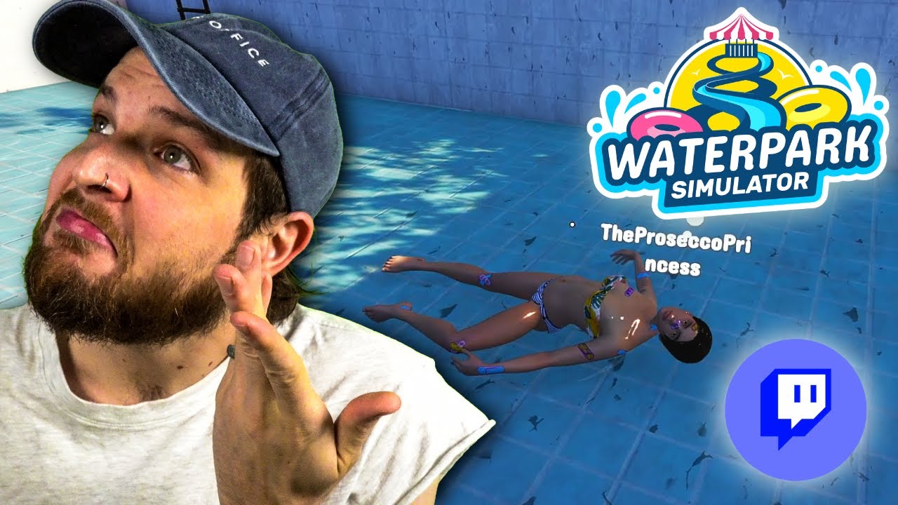 My Twitch Chat Got Into My Waterpark, What's The Worst That Could Happen? | Waterpark Simulator
