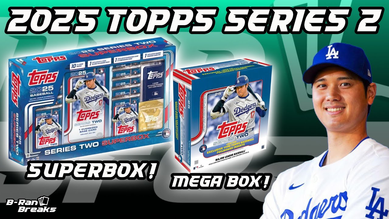 FINALLY SOME HITS! 🔥 2025 Topps Series 2 Baseball SUPER & MEGA Boxes! HUGE MEGA BOX PULLS! SSP HIT!