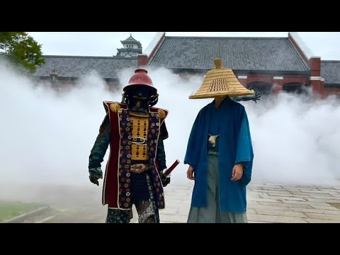 黒田官兵衛殿と浪人笠#侍 #浪人笠 #samurai #kuroda #kimono - YouTube