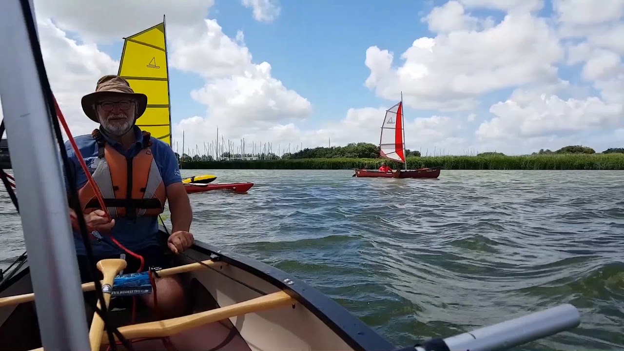 Kanozeilen In Nederland Canoe Sailing In The Netherlands YouTube