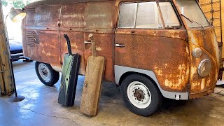 VW BUS RUSTY | NEW Fuel Tank \& MORE Installed after 40 YEARS - RESURRECTION RESTORATION! VW Kombi CT