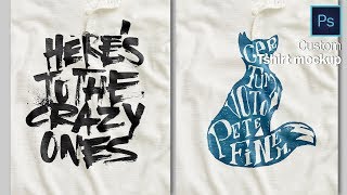 How to change t-shirt design/t-shirt mockup (Non Destructive)