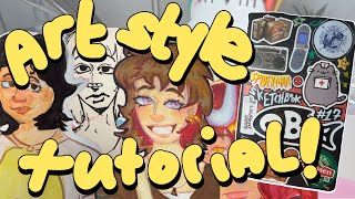 ART STYLE TUTORIAL ★ pt. 1: how to draw in my style