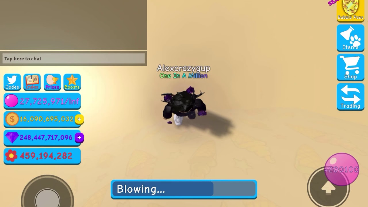 Collecting the new reward ( spring Dragon ) In Bubble Gum simulatoe