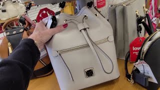 TJ Maxx Dooney Coach Michael Kors Kipling Kathy Van Zeeland Shop with Me Bags Wallets Billfolds