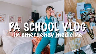 working a stretch of 3 emergency room shifts | PA SCHOOL VLOG