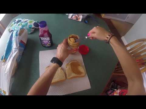 How to make a peanut butter and jelly sandwich