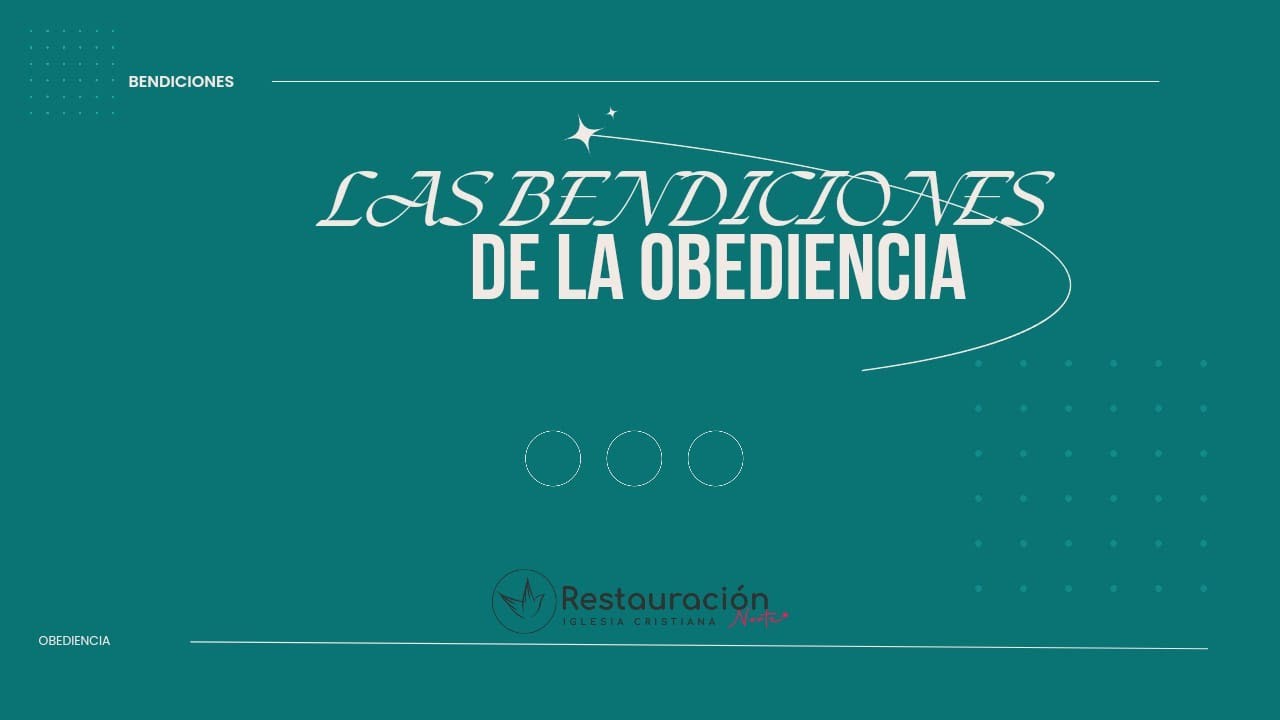 Tema II Las bendiciones de la obediencia II - YouTube