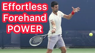 Celebrity How Novak Djokovic Gets Easy Forehand Power (Copy This Tennis Technique) Wealth