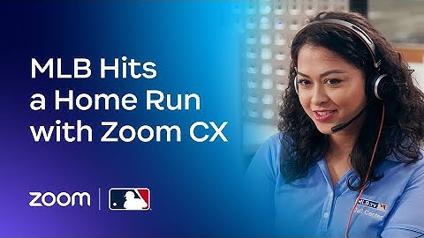 MLB™ hits a home run with Zoom CX