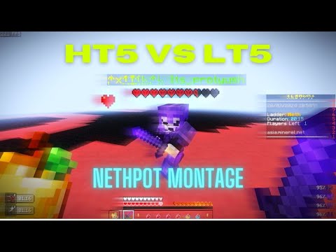 LT5 vs HT5 ( Minecraft Nethpot PVP )